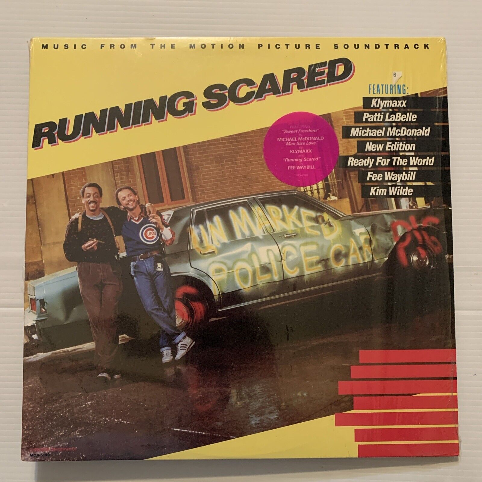 RUNNING SCARED SOUNDTRACK 1986 MCA Records In Shrink Play Tested EX