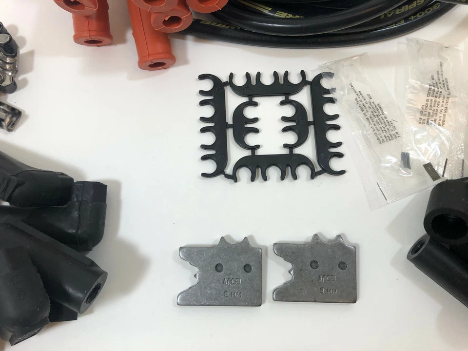 Cabos de ignição universais de vela de ignição 8,8 mm retos 90° HEI Chevy GM Ford - Imagem 4 de 4