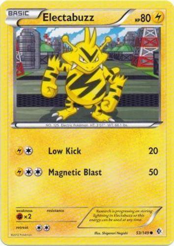 Pokemon - Electabuzz - 53/149 - Common - BW - Boundaries Crossed - NM