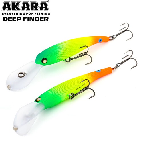 Señuelo de pesca AKARA BUSCADOR PROFUNDO 125 F 125F TROLLING MINNOW MÁS COLORES - Imagen 11 de 18