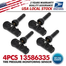 4 Pack TPMS Tire Pressure Sensor for GMC Trucks & Vans Replace oe 13586335 NEW