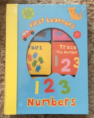 FIRST LEARNERS 123 NUMBERS HOW MANY -  ODD ONE OUT 6 X BOARD BOOKS BOX SET - NEW