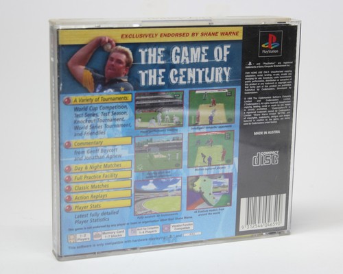 Shane Warne Cricket PS1 PlayStation 1 PAL - Picture 5 of 5