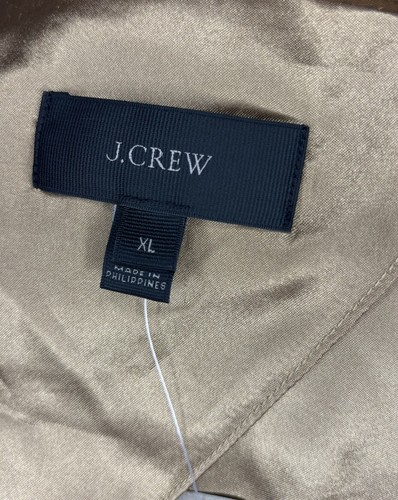 J Crew Womens Long Tie Waist Trench Coat Jacket Camel Tan Size XL NEW Unlined - Picture 9 of 13
