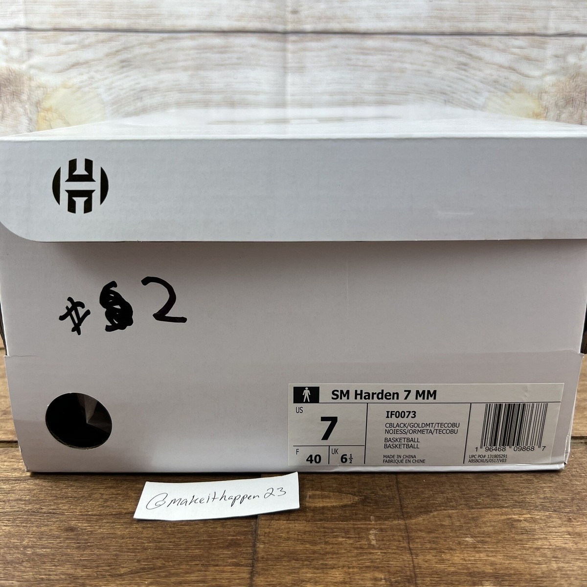 Adidas Harden Vol. 7 'Arizona State University' PE Men Size 7