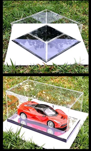 Anpassbare Acrylhülle Modell Spielzeug Vitrine Abdeckung transparent staubdicht - Bild 13 von 22