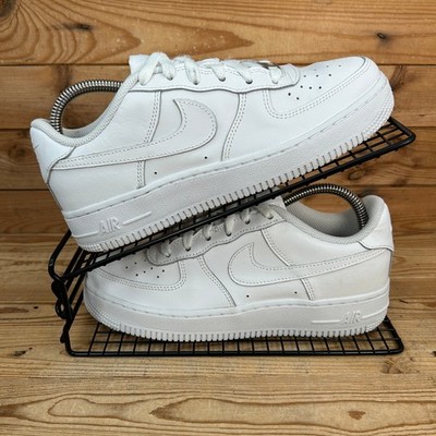 Nike Turnschuhe Damen Größe UK 5 Air Force 1 Low Triple Weiß Freizeitschuhe Jugend