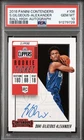 2018 Panini Contenders Auto #106 Shai Gilgeous-Alexander PSA 10 Clippers