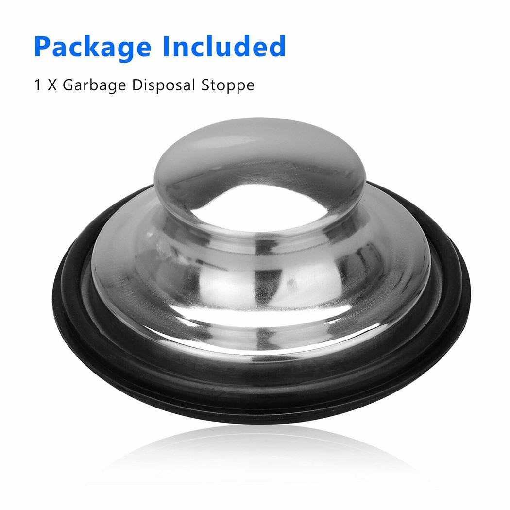 Garbage Disposal Stopper For ANY Standard Kitchen Sink Drain For Insinkerator QC