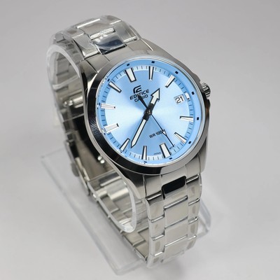 Casio Edifice Men's Blue Dial Stainless Steel Sports Watch EFV-100D-2BVUEF