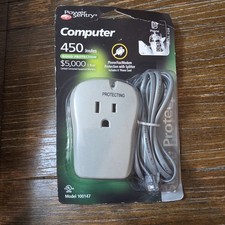 Power Sentry 100147 Surge Protector 450J, Phone/FAX/MODEM Protection w/ Splitter