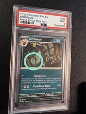 Full Swirl - Umbreon 059131 Prismatic Evolutions Cosmos Holo Mini Tin Psa 9 