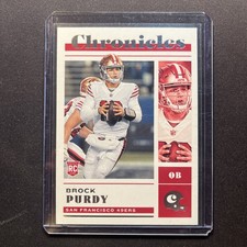 2022 Chronicles Brock Purdy Rookie Card
