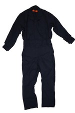 Red Kap Speedsuit Coveralls Mens Large Navy Blue Poplin Long Sleeve Workwear