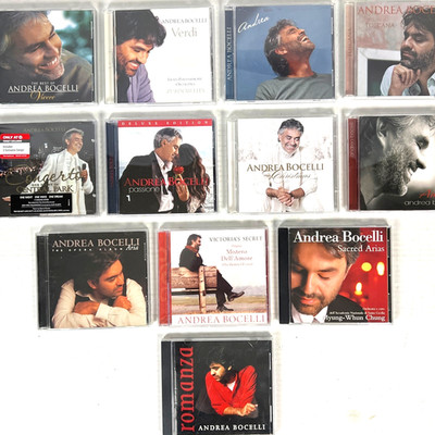 Andrea Boccelli 12 CD Lot Romanza Passione Arias Best Amore Verdi Concerto Cieli
