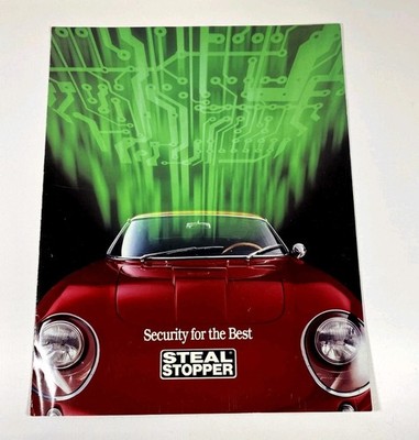 Vintage 1989 Directed Electronics Inc. Steal Stopper Car Alarm Catalog 