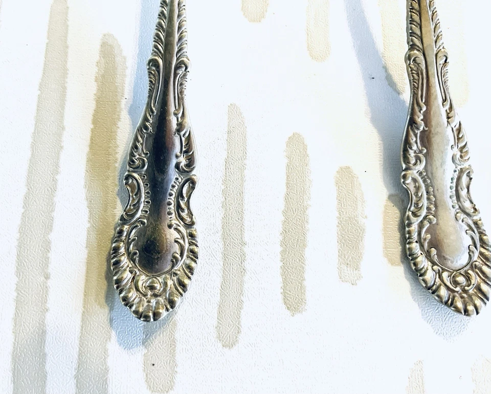 WM A Rogers Antiguo 1898 Carlton Patrón Juego de 4 Horquillas-leer Foto 3 de 4