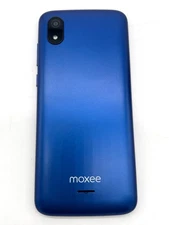 Moxee Mobile Phone Blue 16GB Locked Smartphone With Rear Camera & Sleek Design