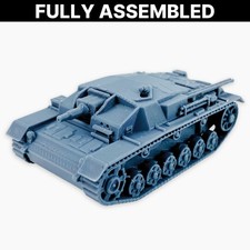 StuG III Ausf. C short 75mm , Fully Assembled WWII German Assault Gun Miniature