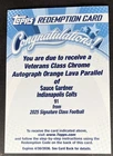 2025 Topps Signature Sauce Gardner Orange Lava (RAW)