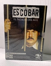 ESCOBAR El Patron Del Mal DVD ~ PARTE 1 & 2 15 Discs  - BRAND NEW, SEALED