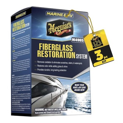 Marine Fiberglass Restoration Kit with Oxidation Remover