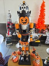 Pumpkin Head Nutcracker Halloween One Of A Ki...
