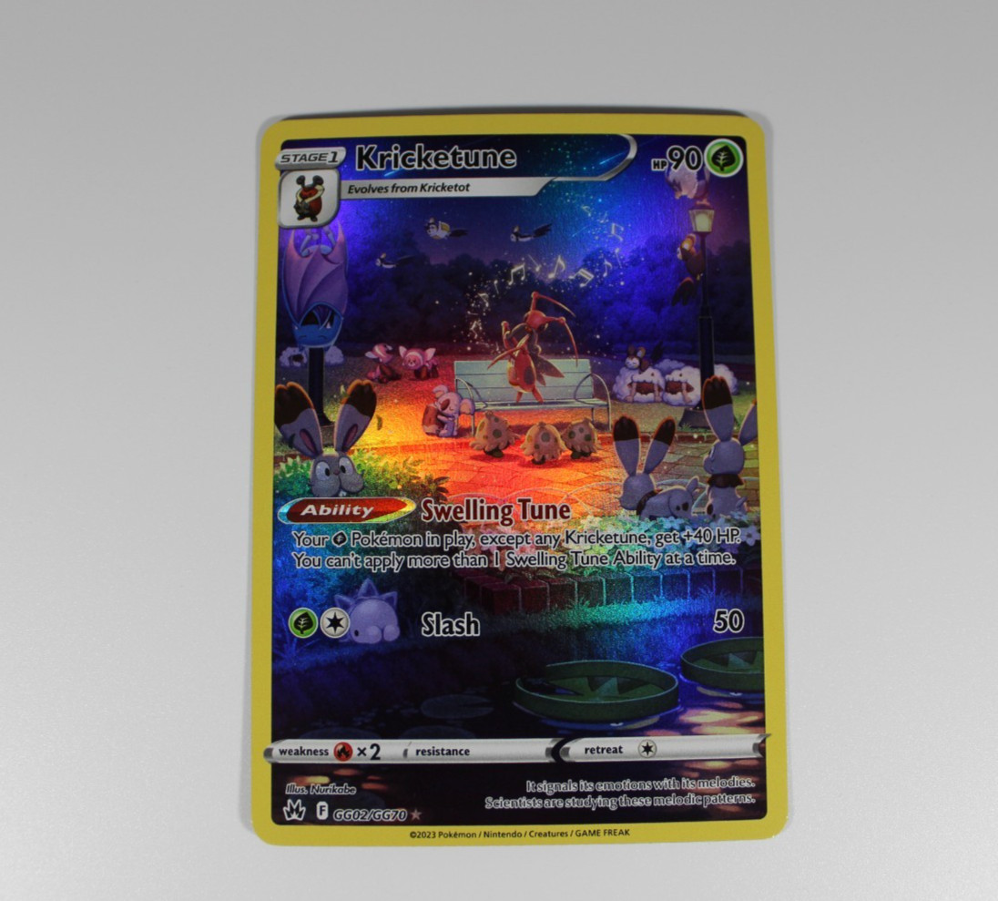 Kricketune GG02/GG70 - Crown Zenith Galarian Gallery - Pokemon Card - Near Mint