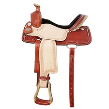 C-8-16 16 In Western Horse Saddle Leather Ranch Roping Cowboy Hilason