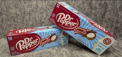 Dr Pepper Creamy Coconut LIMITED EDITION 12 Pack Same Day Shipping