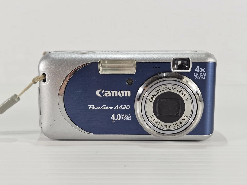 Canon PowerShot A430 Ai AF Digital Camera 4.0MP 4x Optical Zoom Damaged Screen - Image 3 of 4