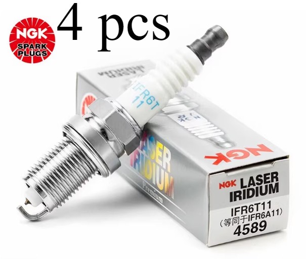NGK 4 PCS Laser Iridium Spark Plugs Gap 0.044