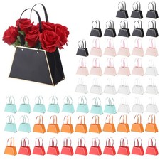 Paper Flower Gift Bags, 60 Pcs Paper Bouquet Flower Gift Bag