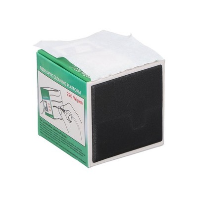 Fiber Optic Cleaning Wipe 220 Sheets Dust Free Cleaner Platform Fiber Optic
