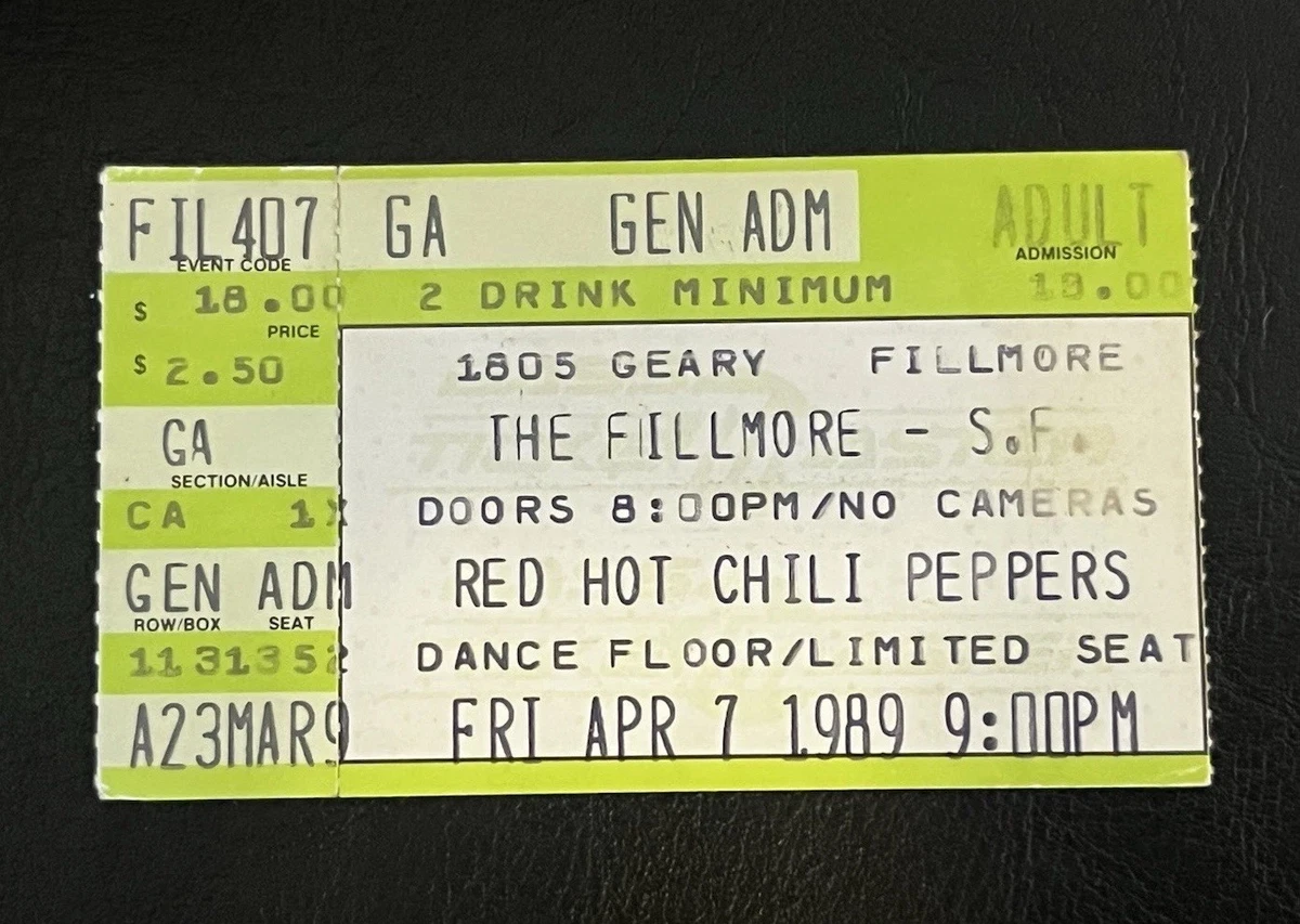 Red Hot Chili Peppers Memorabilia for sale | eBay