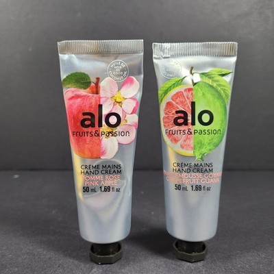 2 x 1.69 fl.oz Alo Fruits & Passion Pink Apple + Grapefruit Guava Hand Cream