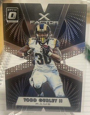 2016 Donruss Optic X FACTOR # 14 Todd Gurley II LOS ANGELES RAMS Falcons