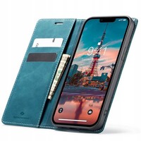 Spacecase Wallet Case FüR Iphone 14 Blau Leder Cover Case