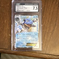 Pokémon Blastoise EX Ultra Rare Holo Generations 17/83 CGC 7.5 English 2016 on eBay