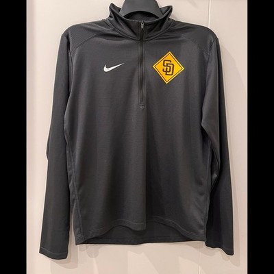 San Diego Padres Nike Dri Fit 1/4 Zip Pullover Size Medium