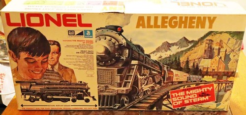 Juego de tren Lionel Allegheny 1971 vintage 1199 C&O 8142 caja de motor de vapor O27 MPC | Condition: Used