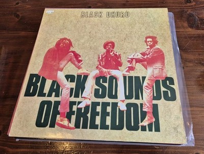 BLACK UHURU - BLACK SOUNDS OF FREEDOM LP GREL 23 GREENSLEEVES 1981 VG+!