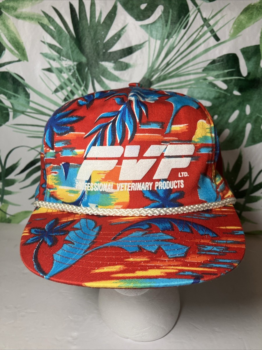 Mohrs Vintage Trucker Hat Floral SnapBack Professional Veterinary Products RARE