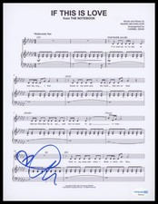 Ingrid Michaelson "The Notebook" AUTOGRAPH Signed 'If This Is Love" Sheet Music