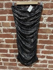 Express Black Strapless Dress Womens S NWT