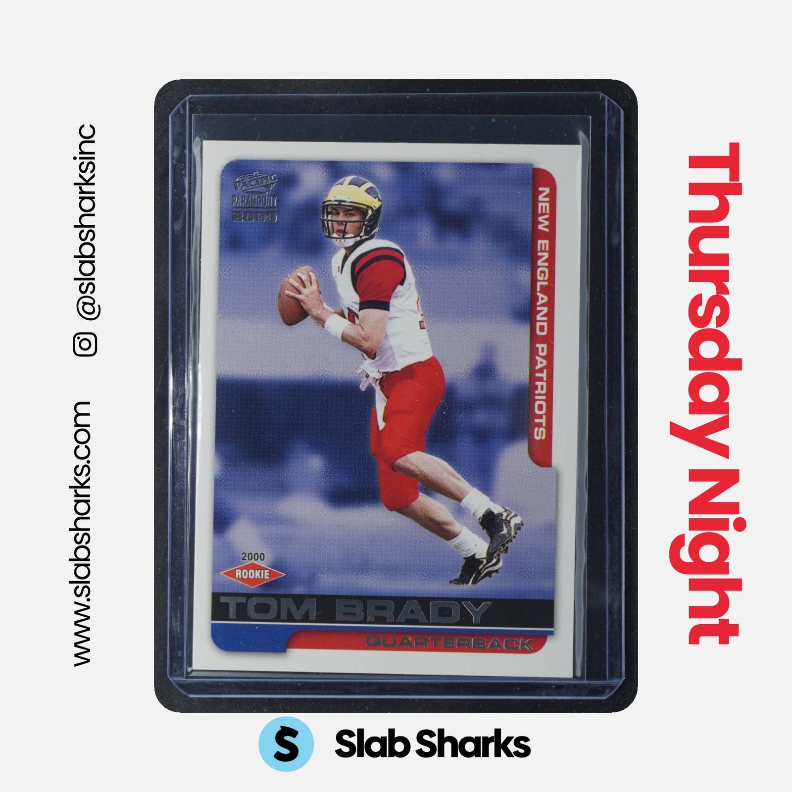 Tom Brady 2000 Pacific Paramount #138 Base Price Guide - Sports