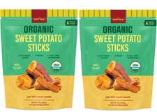 The SnakYard Organic 100% Sweet Potato Sticks, Vegan, 2 x 17 Oz, Total 34 Oz