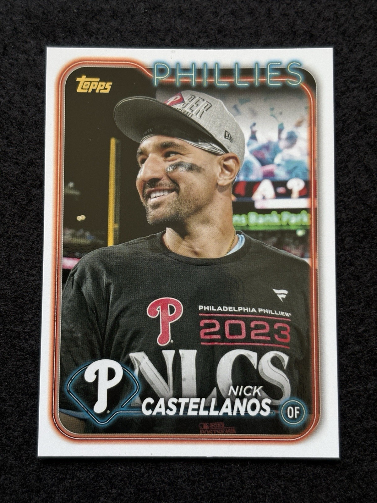 2024 Topps Series 2 Nick Castellanos Golden Mirror Image Variation #421