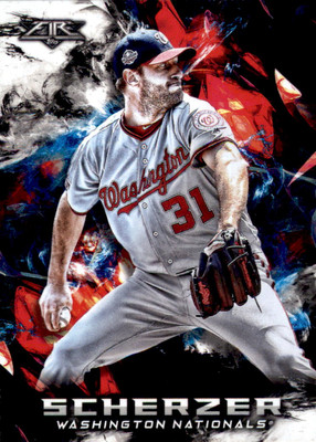 2018 Topps Fire #60 Max Scherzer 
