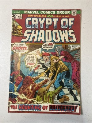 Marvel Comics Crypt of Shadows #7 the Haunting of Bluebeard (1973) Raw Unaltered